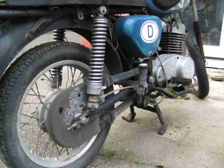 MZ TS 250, Oldtimer, DDR, 2 Takt, Emme,Teileträger