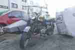 MZ TS 250 mit Seitenwagen Gespann, defekt,