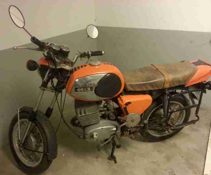 MZ Ts 250 ccm. Motorrad, DDR, Scheunenfund