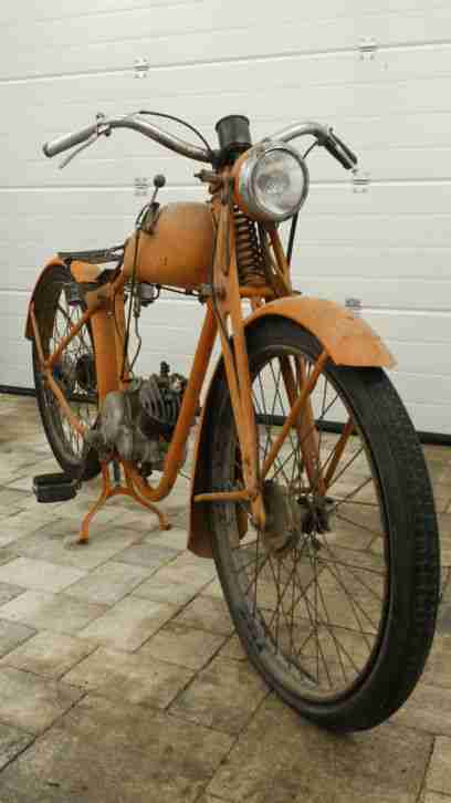 Miele Sachs ca 1936 Scheunenfund Motorrad Oldtimer 98ccm kein NSU, Wanderer, BMW