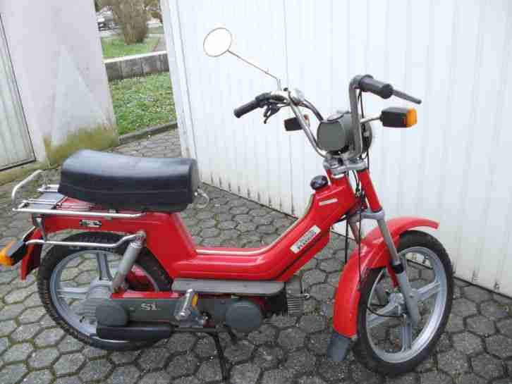 Mofa 25 SI Fahrrad mit Hilfsmotor Piaggio - rot - Vespa GmbH - mit Gusrädern