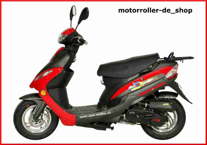 Mofa 25 km/h GMX 450 AGM Motors Motorroller Roller Scooter 4 Takter Mofa Roller
