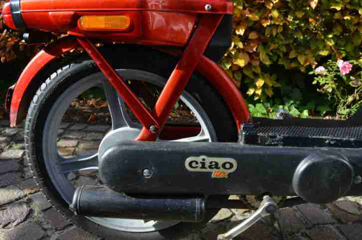 Mofa Moped Piaggio Ciao Mix in rot, guter Zustand, Motor läuft, Liebhaberstück!