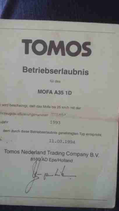 Mofa Tomos