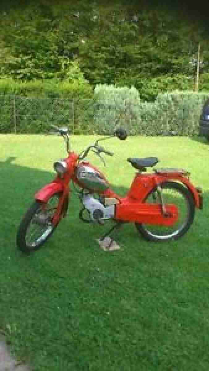 Mofa Zündapp Bergsteiger in orange Jahr 1973