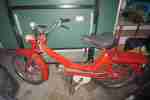 Mofa von 1970 Intercycle Starflite 25 in rot