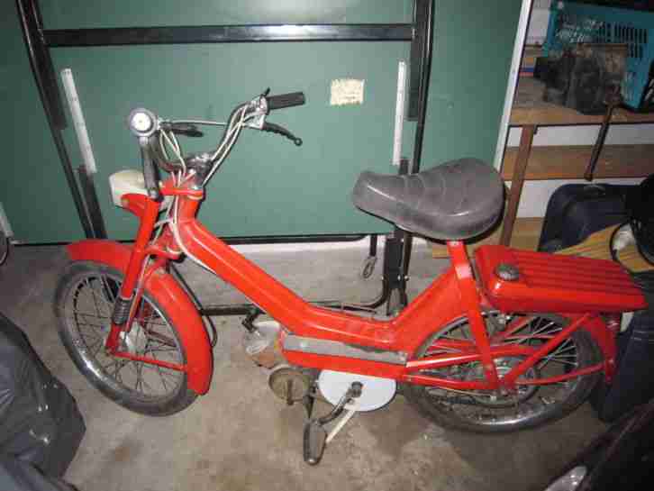 Mofa von 1970 Intercycle Starflite 25 in rot
