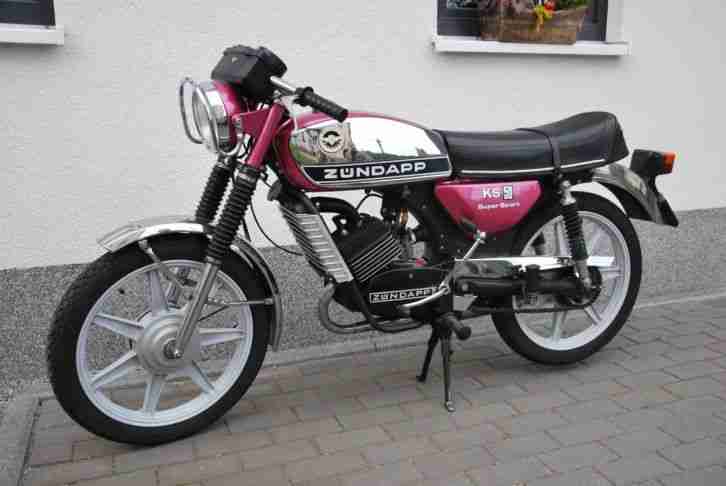 Mokick Zündapp KS50, z.Zt. wassergekühlt, kann auf Luftkühlung umgerüstet werden