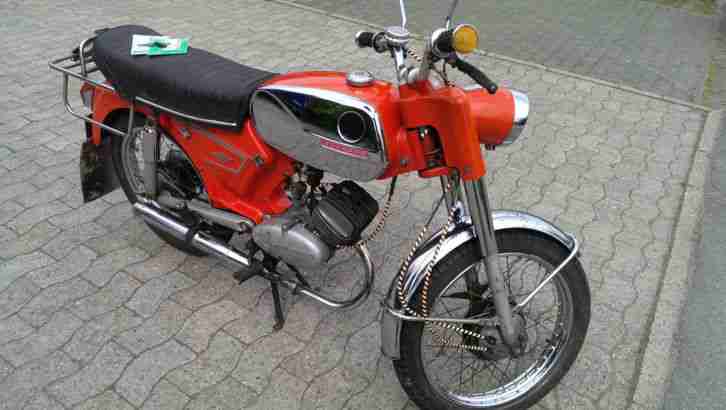 Mokick Zündapp Typ 517 210, Bj. 1972, Bastlerfahrzeug zum selber Herrichten