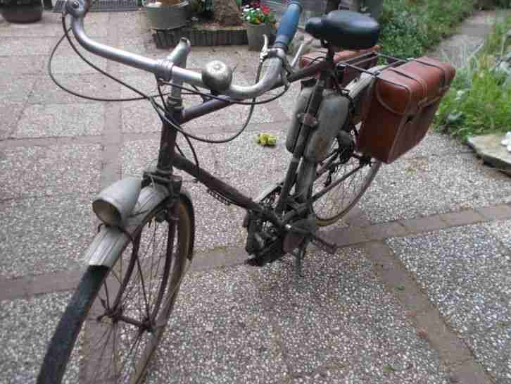 Monet Goyon Oldtimer Fahrrad mit Hilfsmotor