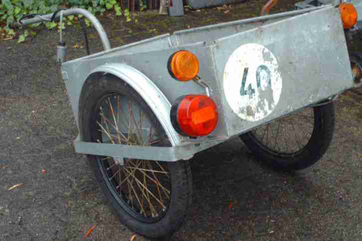 Moped / Roller Feuerverzinkter Anhänger aus DDR Produktion - RICHTIG was Gutes!