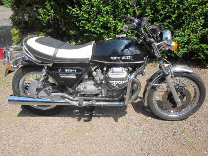 Moto Guzzi 850 t 1 Serie Oldtimer mit Califorina Sitz