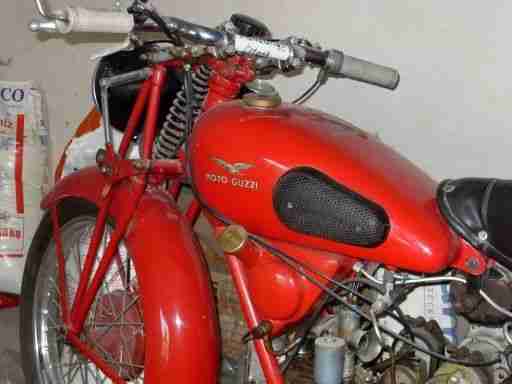 Moto Guzzi Airone Bj. 1939 ,deutscher Brief, Oldtimer