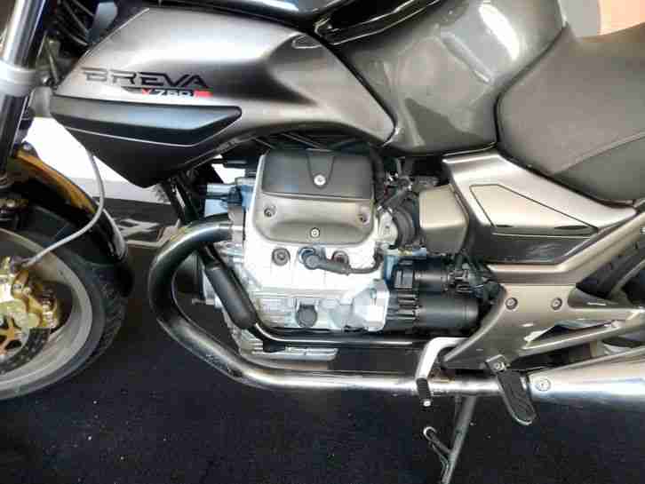 Moto Guzzi Breva V750 i.E.,KARDAN , Sport/Tourenscheibe, Scheckheftgepflegt