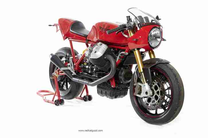 Moto Guzzi Custombike Retro Le Mans Öhlins Fahrwerk Sonderschwinge OHNE Motor