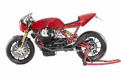 Moto Guzzi Custombike Retro Le Mans Öhlins Fahrwerk Sonderschwinge OHNE Motor