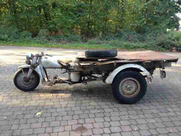 Moto Guzzi ERCOLE rolling chassis Oldtimer Dreirad