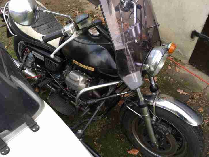 Moto Guzzi V 1000 Convert Gespann Beiwagen Scheunenfund Bastler