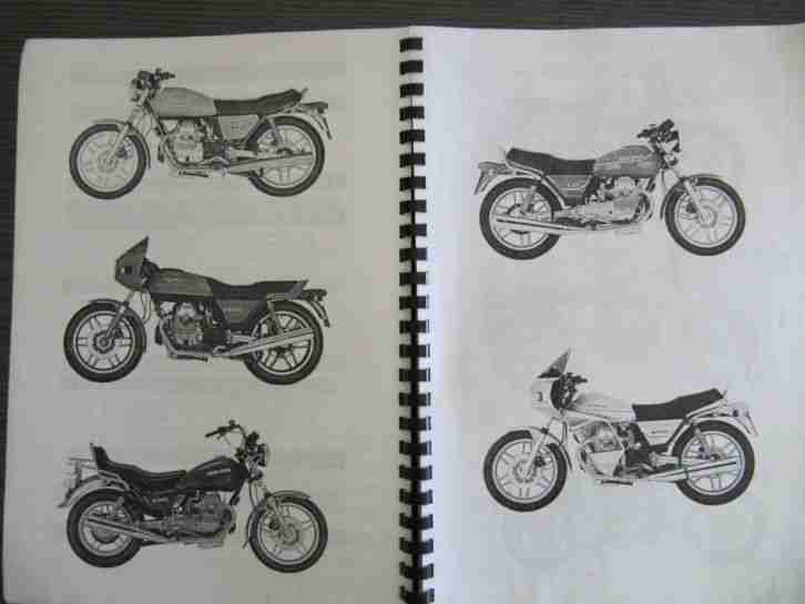 Moto Guzzi V35 , V50 , V65 Handbuch guter Zustand