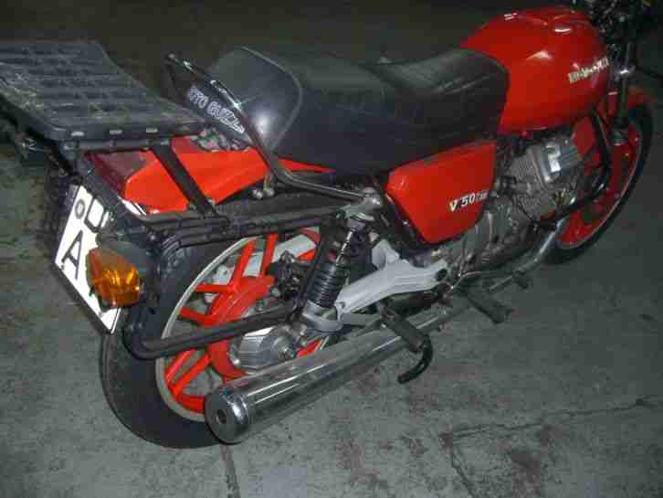 Moto Guzzi v 50, erst 10000 km, läuft, bremst, kuppelt, sieht gut aus