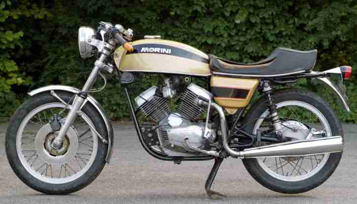 Moto Morini 3 1/2 Sport Bj.79, Borrani, Doppelscheibe, sehr edel! Aber Bastel