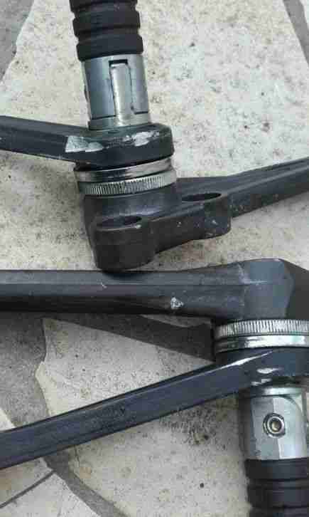 Moto guzzi le mans Fusrastenanlage tarozzi