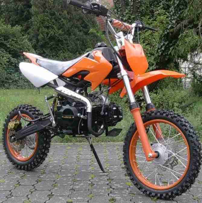 Motocross Dirt Bike 125 cc Orange , Quad ,