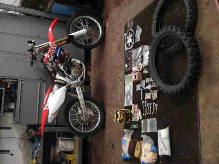 Motocross Honda CRF 450 mit Rekluse Kupplung