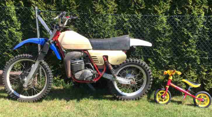 Motocross KTM GS 175 Enduro als Teileträger oder zum Wiederaufbau