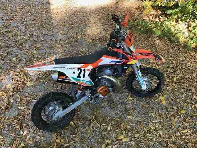 Motocross Motorrad Kinder KTM SX50 Junior
