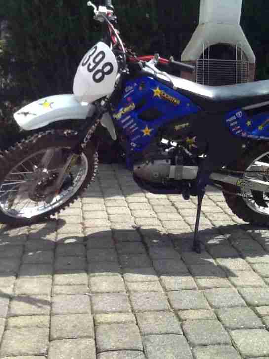 Motor Cross Maschine Suzuki 125 Einzelszück