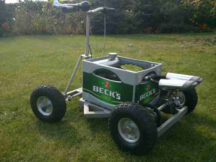 Motorisierte / Fahrende Bierkiste