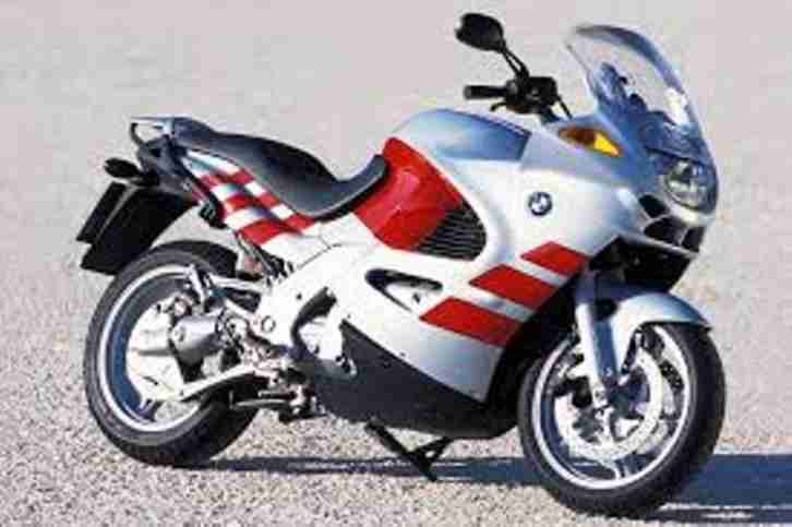 Motorrad BMW K1200RS Silber-Rot