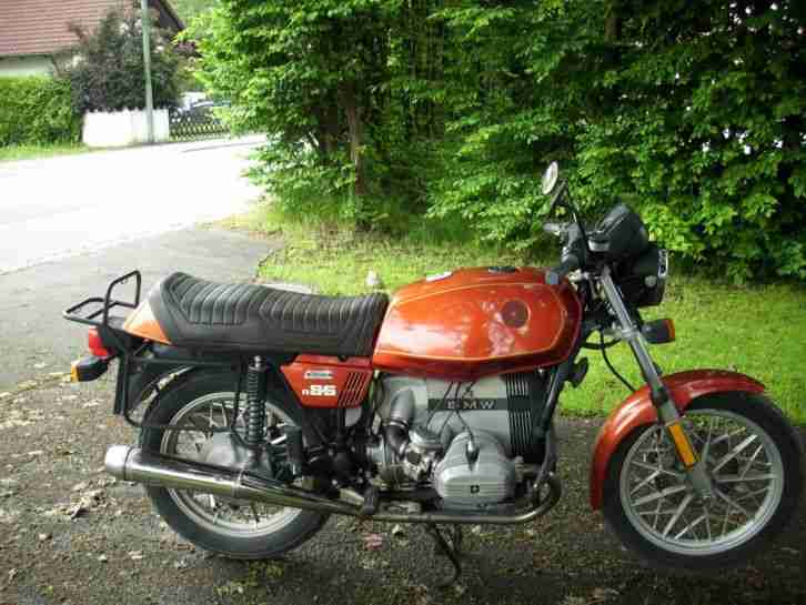 Motorrad, BMW R650, Baujahr 1979, rot