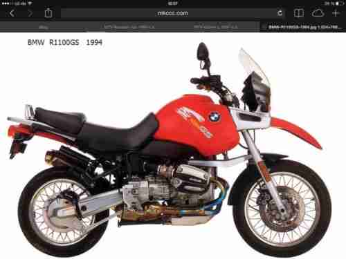 Motorrad Bmw R 1100 Gs 1994