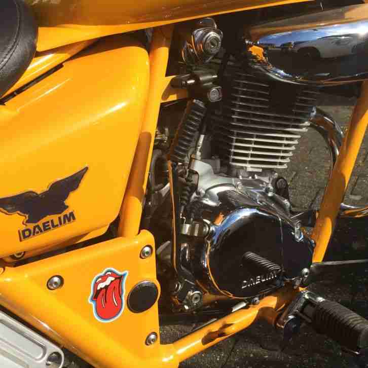 Motorrad Chopper DAELIM 125 ccm Liebhaberfahrzeug