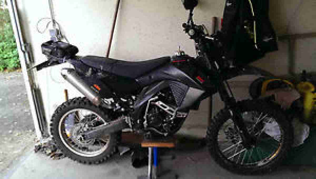 Motorrad Cross 250ccm Straßenzulassung