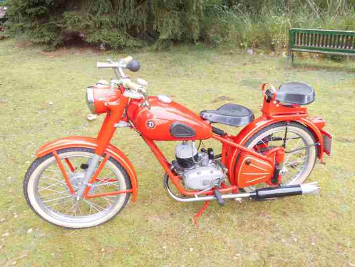 Motorrad, Csepel 125T, Baujahr 52, TÜV 02.17, sehr selten