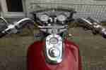 Motorrad Daelim VL 125 F Farbe Rot,