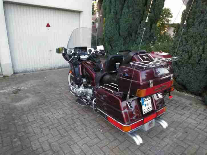 Motorrad Honda Goldwing GL 1200 Interstate Gespann Beiwagen Seitenwagen