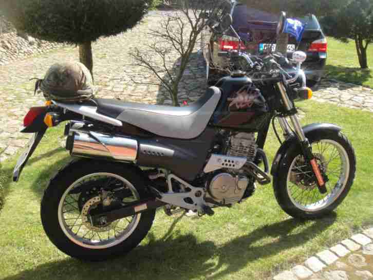 Motorrad Honda SLR 650 MONTESA 2 Auspuffe Bike TÜV 6/16 Sommer 1999 Custom