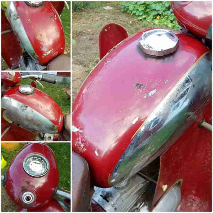 Motorrad JAWA 355 Baujahr 1959 ==> zum kompletten Restaurieren