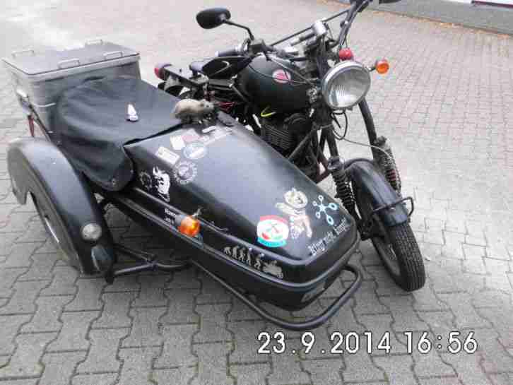 Motorrad Jawa mit 500er Roatax-Motor