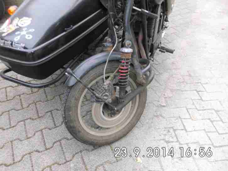 Motorrad Jawa mit 500er Rotax-Motor