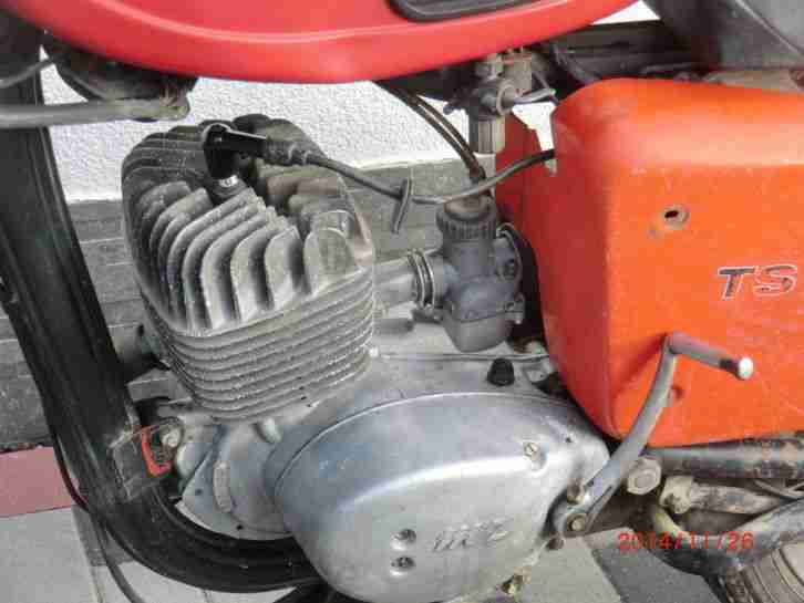 Motorrad MZ 125 TS Baujahr 1976 / Ansehen /