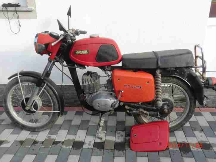 Motorrad MZ 125 TS Baujahr 1976 / Ansehen /
