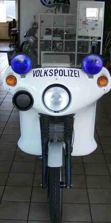 Motorrad MZ ETZ 250 Polizeiausführung