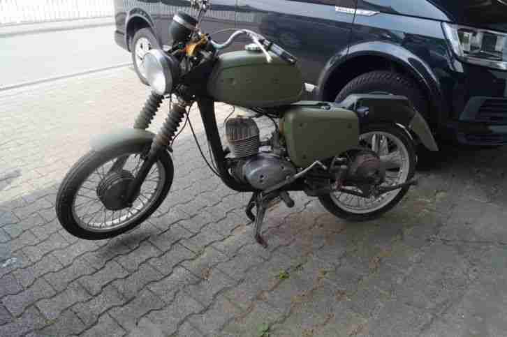 Motorrad MZ TS 150 DDR Oldtimer NVA , GST ? Scheunenfund 70er Jahre