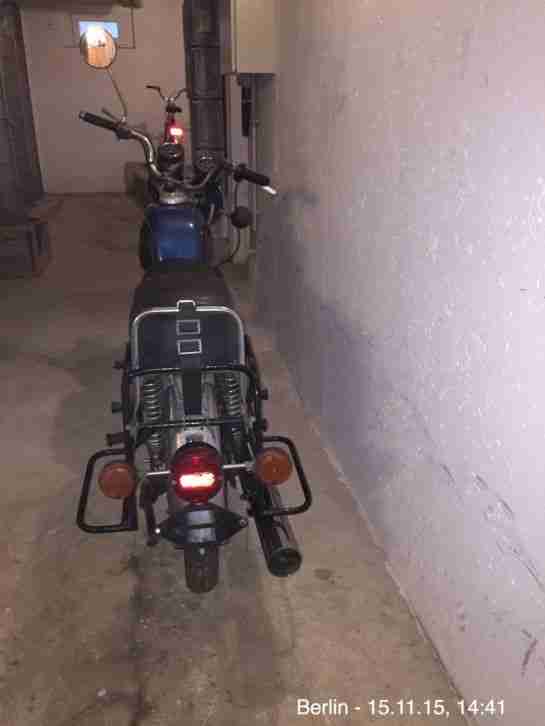 Motorrad MZ TS 150 mit Hochlenker