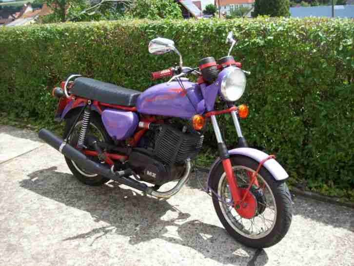 Motorrad MZ TS 250 250 1 mit ETZ 251 Motor 12